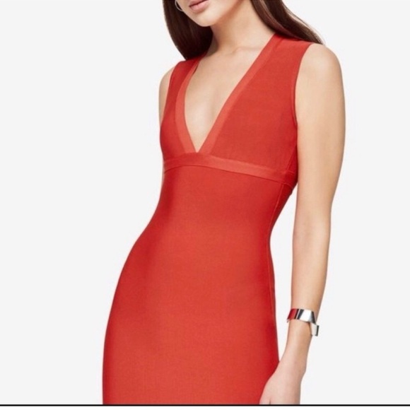 NWT BCBGMAXAZRIA Oralie Cutout Dress - Picture 1 of 10